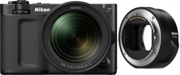 Nikon ZR + 24-70mm f4 S + FTZ II Bajonettadapter