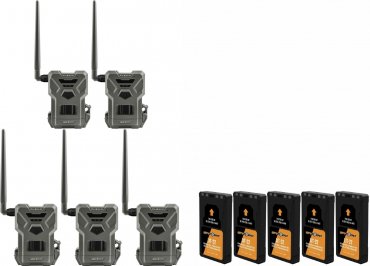 SPYPOINT FLEX-M wildlife camera 5-pack + 5 LIT22 batteries