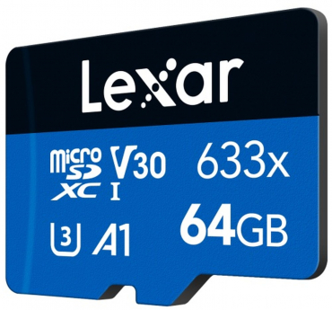 Lexar microSD UHS-I 64GB V30 633x
