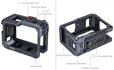 SmallRig 3084C Cage für GoPro Hero 13/12/11/10/9 schwarz