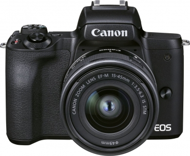 Canon EOS M50 Mark II schwarz + EF-M 15-45mm f3,5-6,3 IS STM