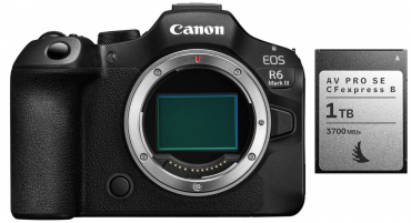Canon EOS R6 III + Angelbird AV PRO CFexpress v4 MK2 1TB Typ B