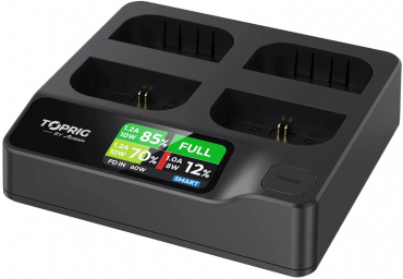 Accsoon Toprig 100W 4-Bay LP-E6 Fast Charger - 6063810 Accsoon Toprig 100W 4-Bay LP-E6 Fast Charger