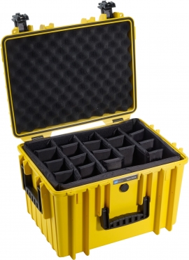 B&W Case Type 5500 RPD jaune avec compartiments