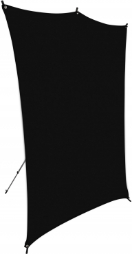 Rollei X-Drop Hintergrund-Set inkl. Hintergrund Schwarz 2,1m 