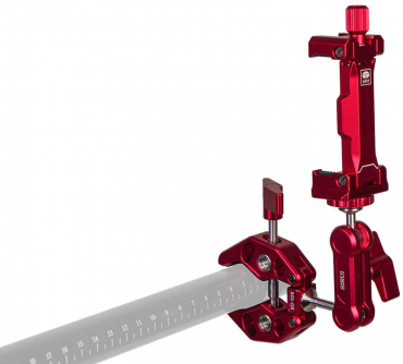 SIRUI MA-GR Crab Clamp mit Magic Arm und Smartphone Halterung Rot