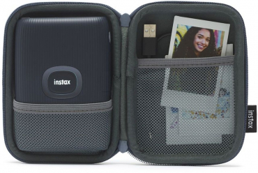 Fujifilm Instax Mini Link3 clay white + Case Space Blue