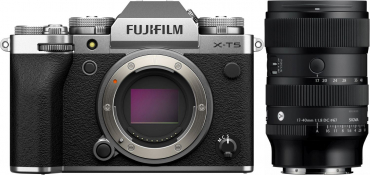 Fujifilm X-T5 Gehäuse Silber + Sigma 17-40mm f1,8 DC (A) F/ X-Mount