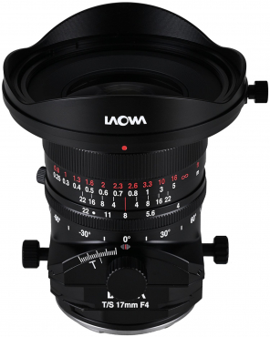 LAOWA 17mm f4 FF Zero-D Tilt-Shift für XCD