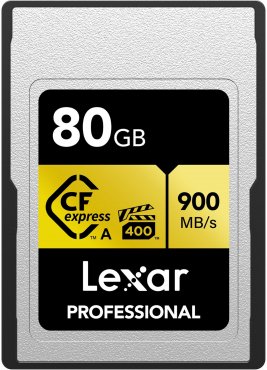 Lexar CFexpress Professional Type-A Gold 80GB 900MB/s