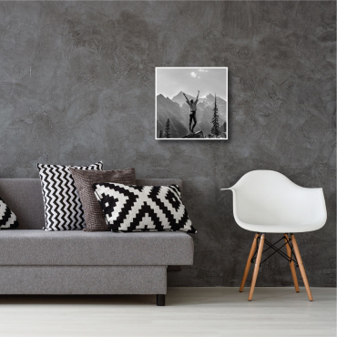 Haes Kunststoffrahmen EF18W Easy Frame 50x50cm weiß