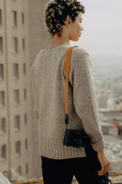 Peak Design Form Leather Camera Strap Short Amber