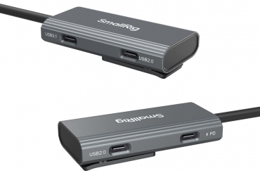 SmallRig 4598 USB-C Hub 4-in-1 PD 100W USB-C / Audio Adapter