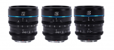 Sirui MS-3SEB 24mm T1,2 + 35mm T1,2 + 55mm T1,2 E-Mount + Case