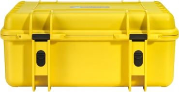 B&W Case Type 500 jaune avec insert en mousse