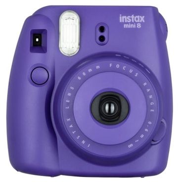 Fujifilm Instax Mini 8 Set mit Film grape (lila)