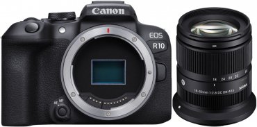 Canon EOS R10 + Sigma 18-50mm f2,8 DC DN (C)  RF-Mount