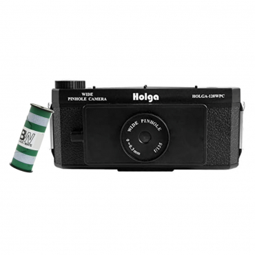 HOLGA 120N Set black inklusive B + W Film