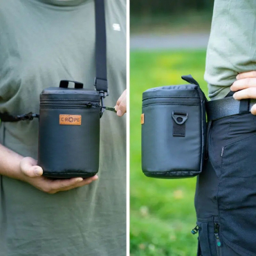 C-Rope Premium Etui pour objectif avec doublure en polaire XS