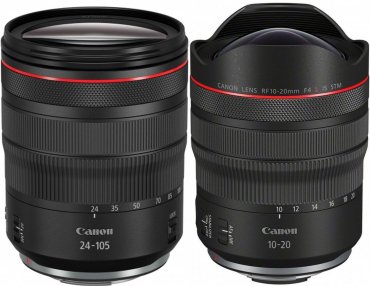 Canon RF 10-20mm f4 L IS STM + RF 24-105mm f4 L IS USM