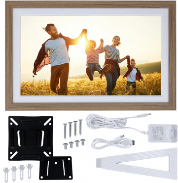 Rollei Smart Frame WiFi 212 Wood Brown