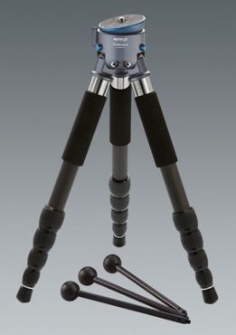 Novoflex Carbon tripod with 5 segments + tripod bag