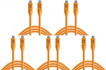 Tether Tools Tether Pro USB 3.0 Typ C an USB-C 4,6m 5er Set