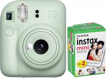 Fujifilm Instax Mini 12 mint green + Mini Film DP