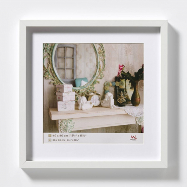 Walther EA444W Stockholm wooden frame 40x40cm white