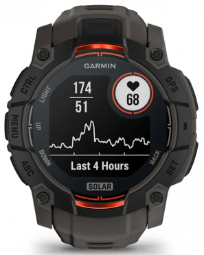 Garmin Instinct® 3 50mm Solar Carbon Black