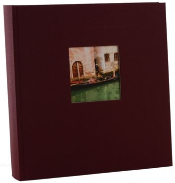 Goldbuch 27 972 Album Bella Vista bordeaux schwarze Seiten