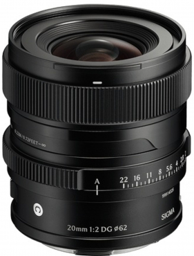 Sigma 20mm f2 DG (C) Sony E-Mount schwarz