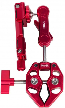 SIRUI MA-GR Crab Clamp mit Magic Arm und Smartphone Halterung Rot