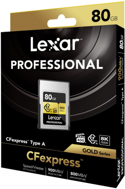 Lexar CFexpress Professional Type-A Gold 80GB 900MB/s