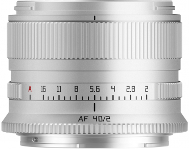 TTARTISAN AF 40mm f2 Nikon Z (Vollformat) silber