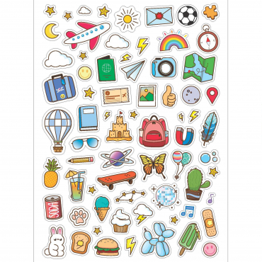 VTech KidiZoom Print Cam Scrapbook Bundle blau