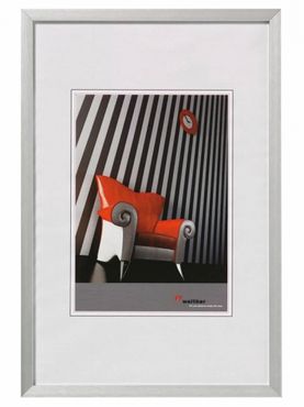 Walther AJ040S Chair Aluminiumrahmen 30x40cm silber