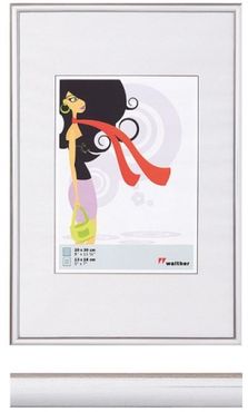 Walther Plastic frame KV835S New Lifestyle 28x35cm silver