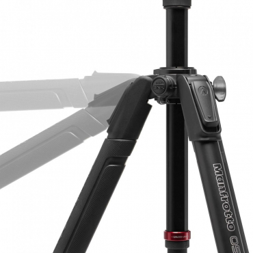 Manfrotto 055XPRO Alu Kit Videostativ mit 502 Fluid-Kopf 3 Segmente