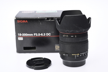 Sigma 3,5-6,3/18-200mm DC Nikon AF-D gebraucht #9165572