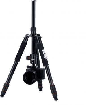 Rollei C6i Aluminiumstativ schwarz