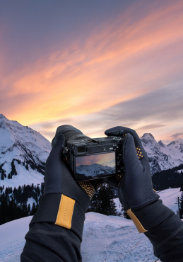 Vallerret Senja Liner Photo Gloves Black M