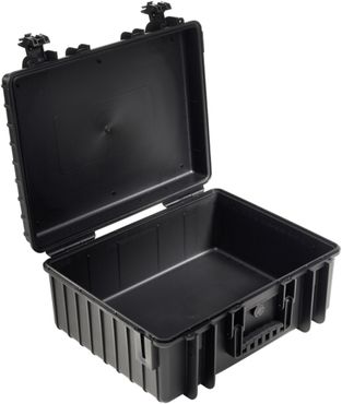 B&W Case Type 6000 RPD black with compartment divider