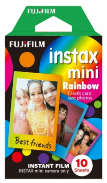 Fujifilm Instax Mini LiPlay bronze foncé + film arc-en-ciel