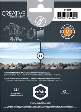 Cokin P121M Graduated Filter Gray 2 ND4 for P Series