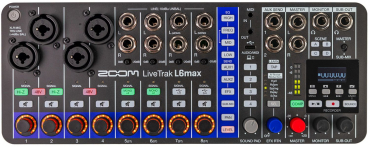 Zoom LiveTrak L-6max digitales Mischpult