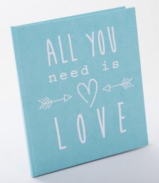 Goldbuch Hochzeitstagebuch All you need is love türkis