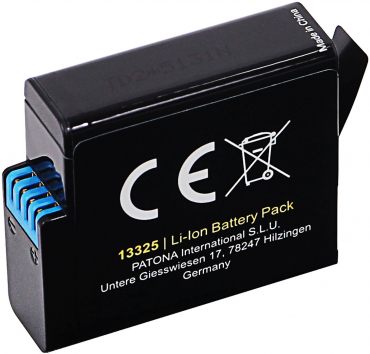 Batterie PATONA PROTECT pour GoPro Hero 8 AHDBT + 7/6/5 AHDBT