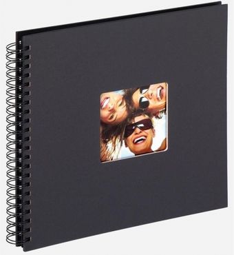 Walther SA-110-B Spiralalbum Fun schwarz 30x30cm