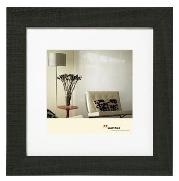 Walther Cadre en bois HO440B Home 40x40cm noir